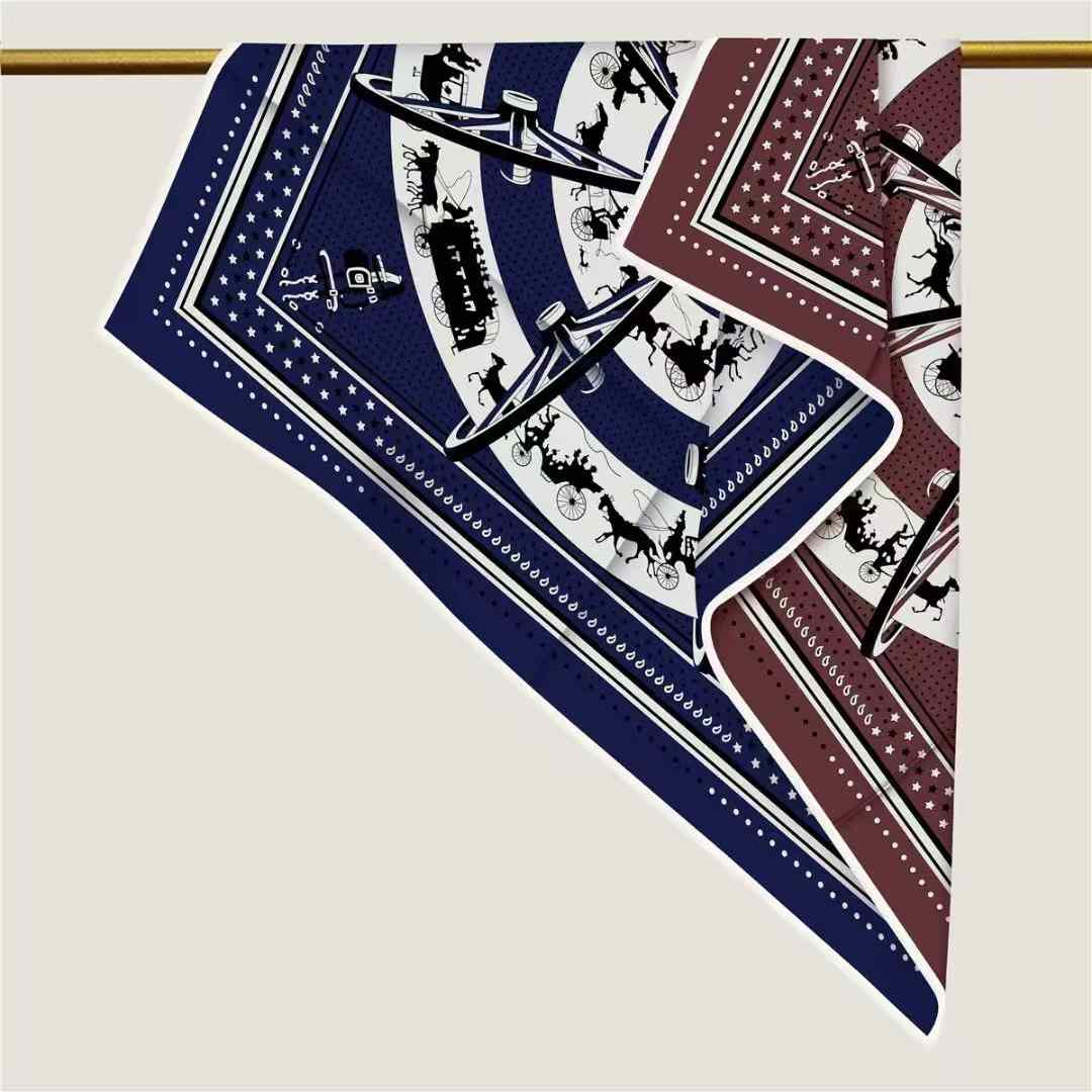 Women'S Fashion Paris - ab Zijdige Luxe Designer Zijden Sjaal