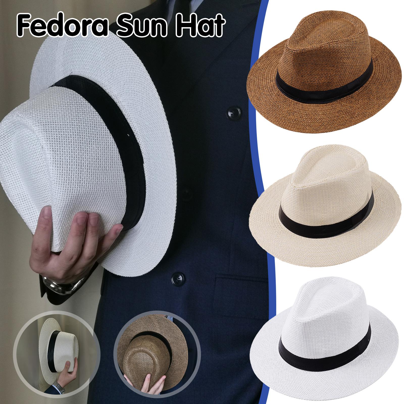 Straw Hat Summer - Mannen Zomer Panama Strohoed Natuurlijke Mode