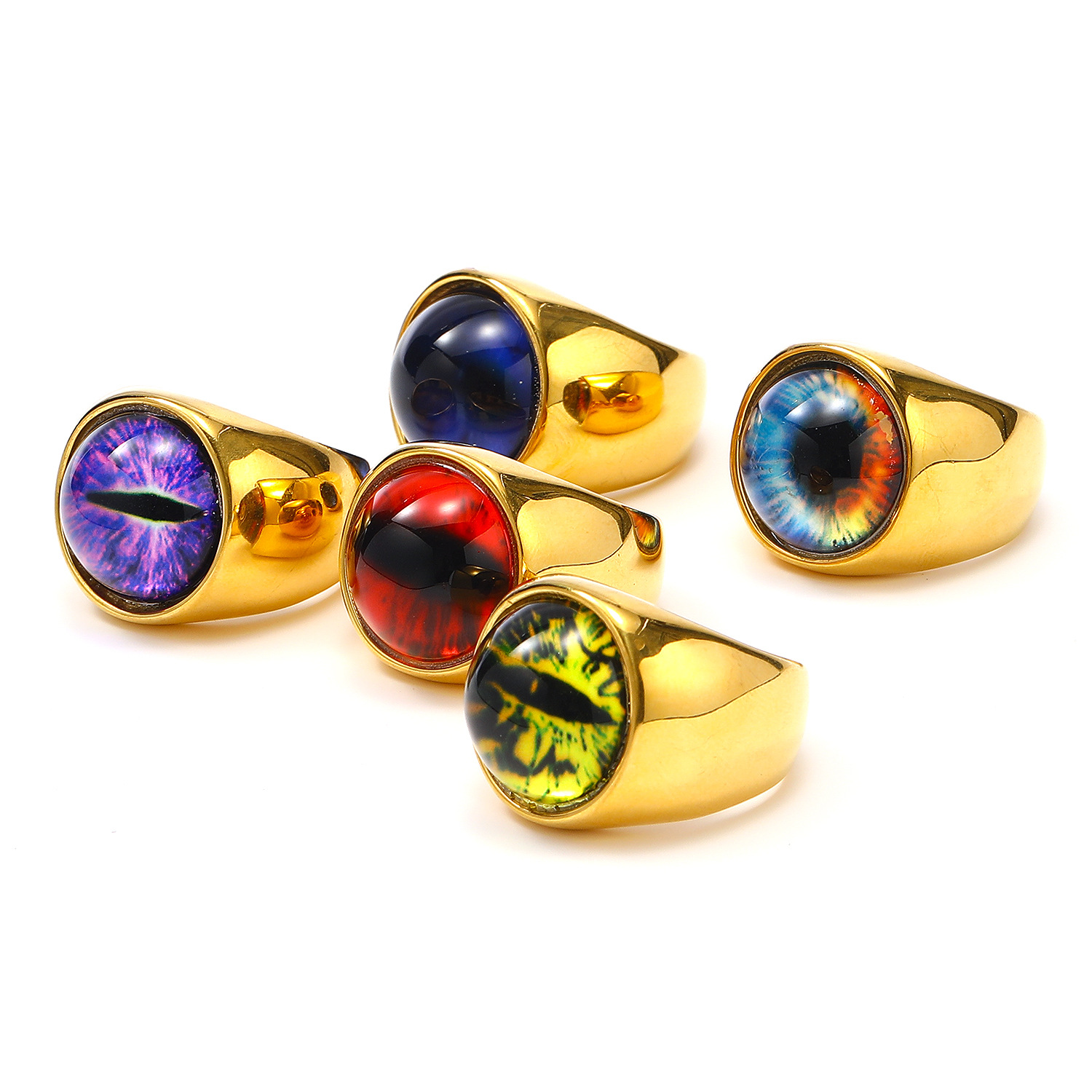 Women'S Fashion Market Size - Ronde Devil's Eye roestvrij staal voor
