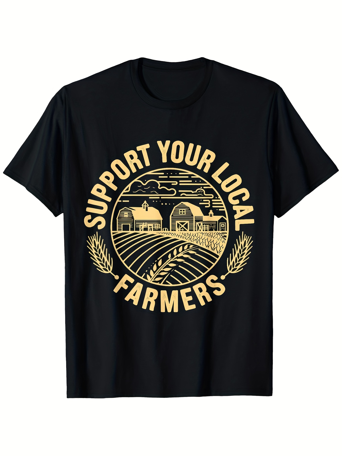 Women'S Fashion Market Size - Retro Agricultural Support T-shirt voor lokale
