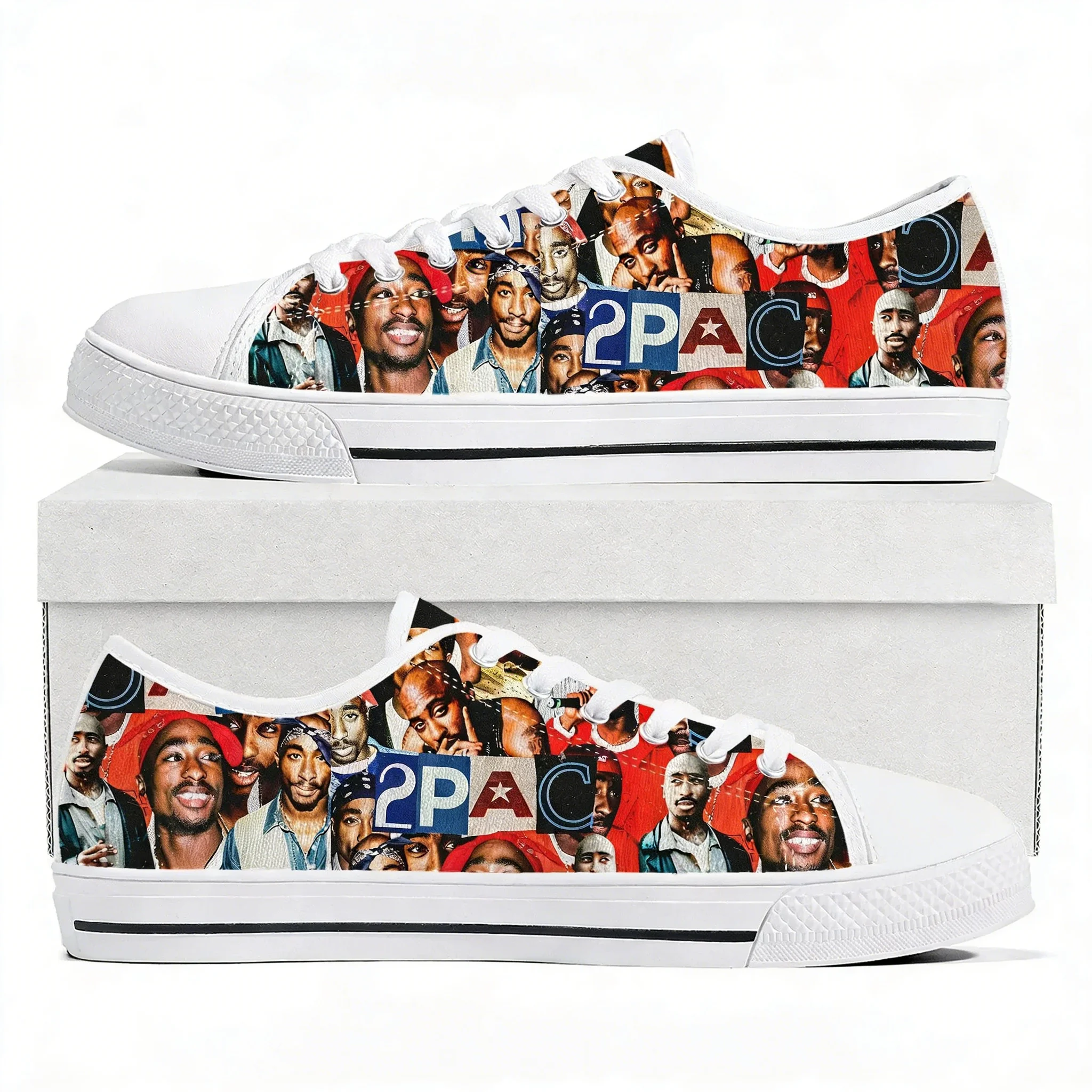 Women'S Fashion Business Casual - Rap 2Pac Tupac Low Top Hoge