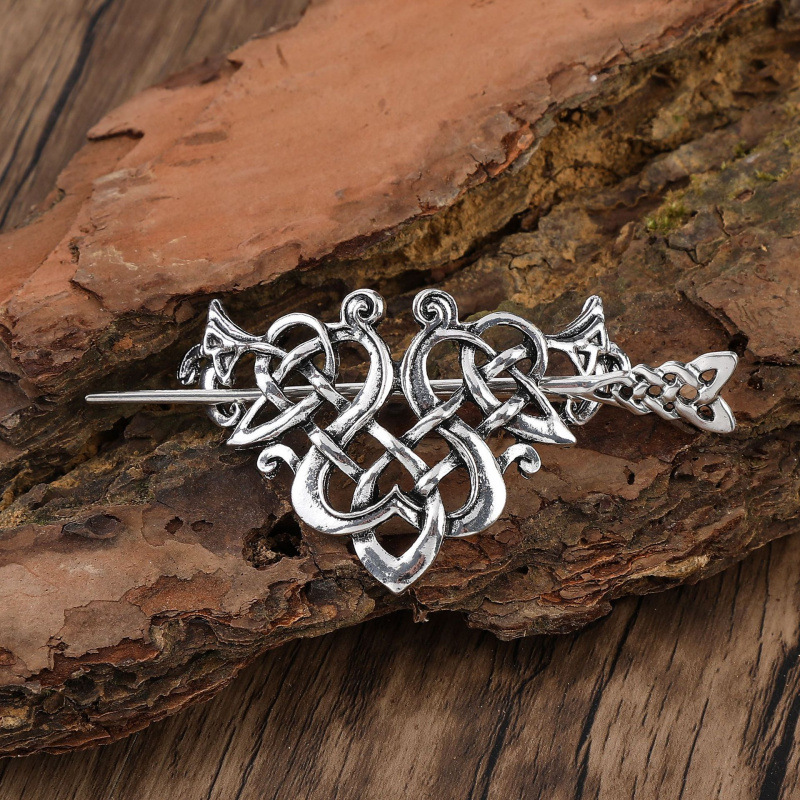 Women Fashion Hair Style - Senior Designer Retro Viking Love Haarspeld