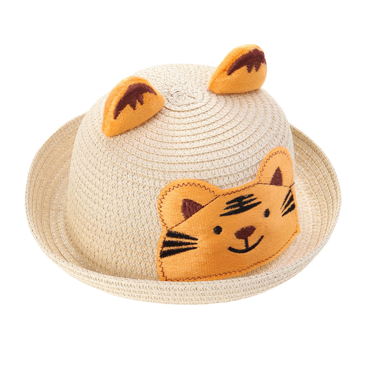 Straw Hat Summer - Strohoed met dierenprint voor kinderen, zomerse