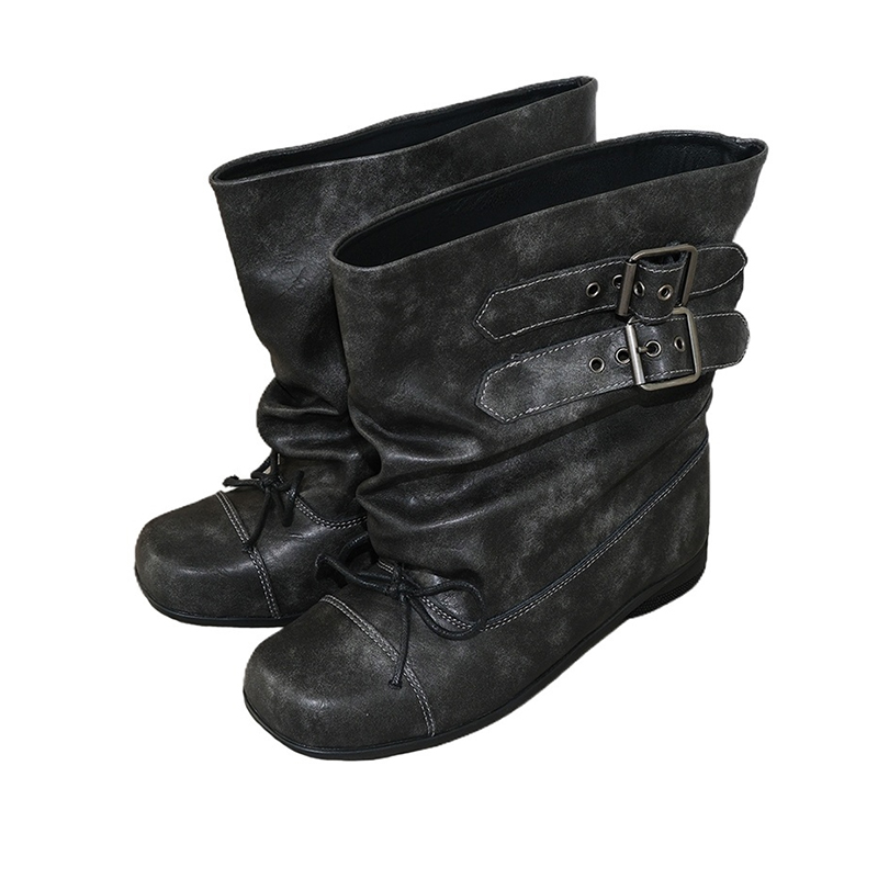 Women Fashion Trend 2025 - Flats Dames Enkellaarsjes Modeontwerper Punk Laarzen