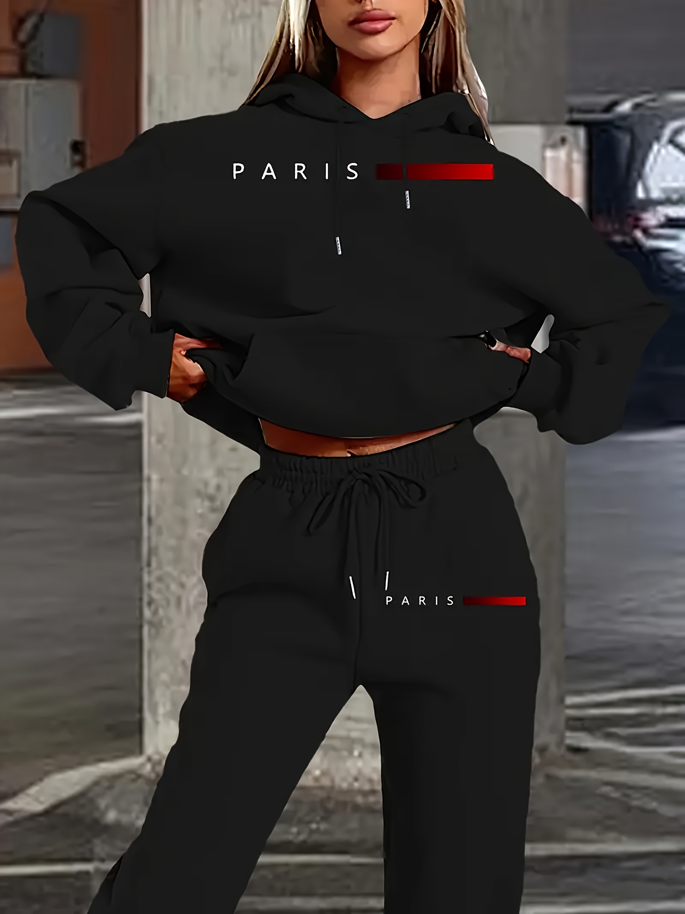 Women'S Fashion Paris - Nieuwe damessets met capuchon en broek