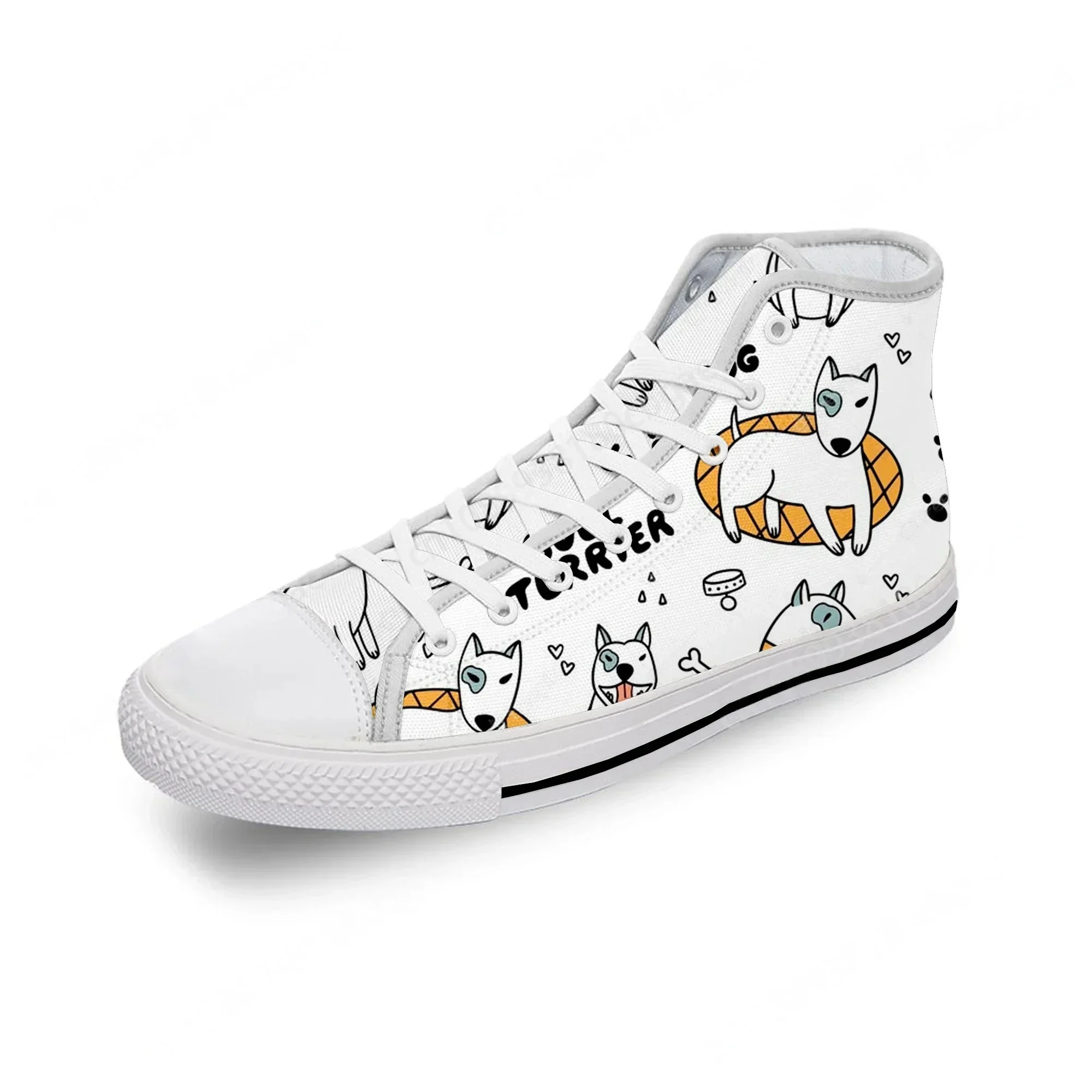 Women'S Fashion Business Casual - Animal Bull Terrier Cartoon Hond Witte
