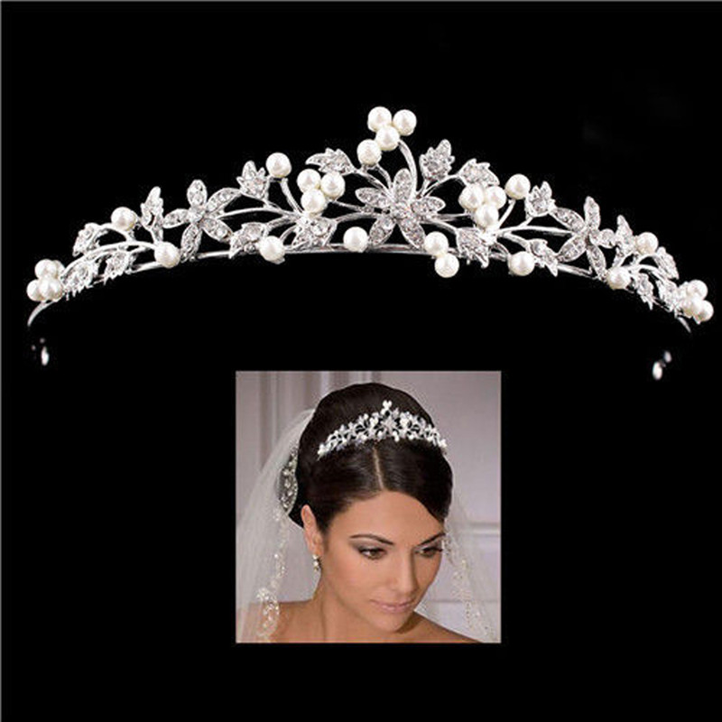 Kristallen bruiloft bruids tia - Women Fashion Hair Style recensie en prijs