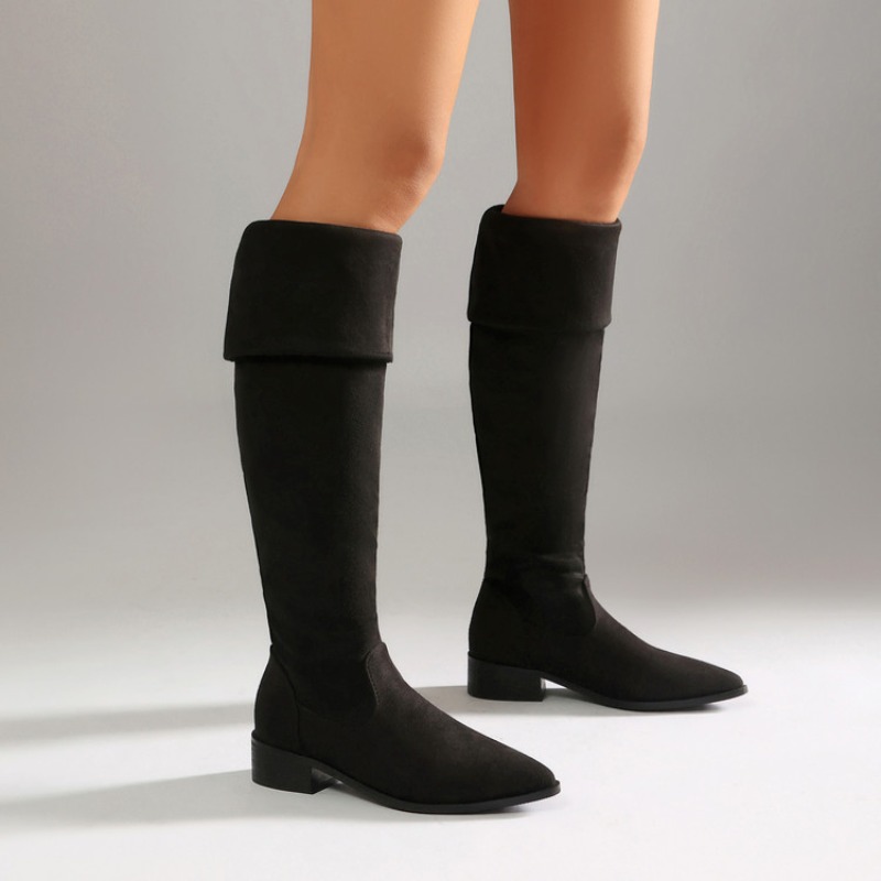 Mode Zwarte Dikke Hoge Hakken  - Women Fashion Over 40 recensie en prijs