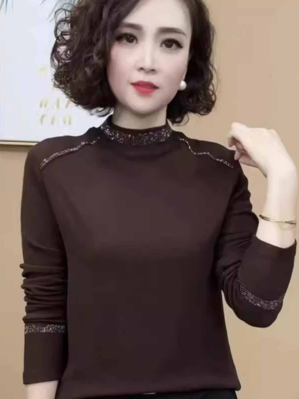 Modieus basisshirt met lange m - Women Fashion Over 40 recensie en prijs