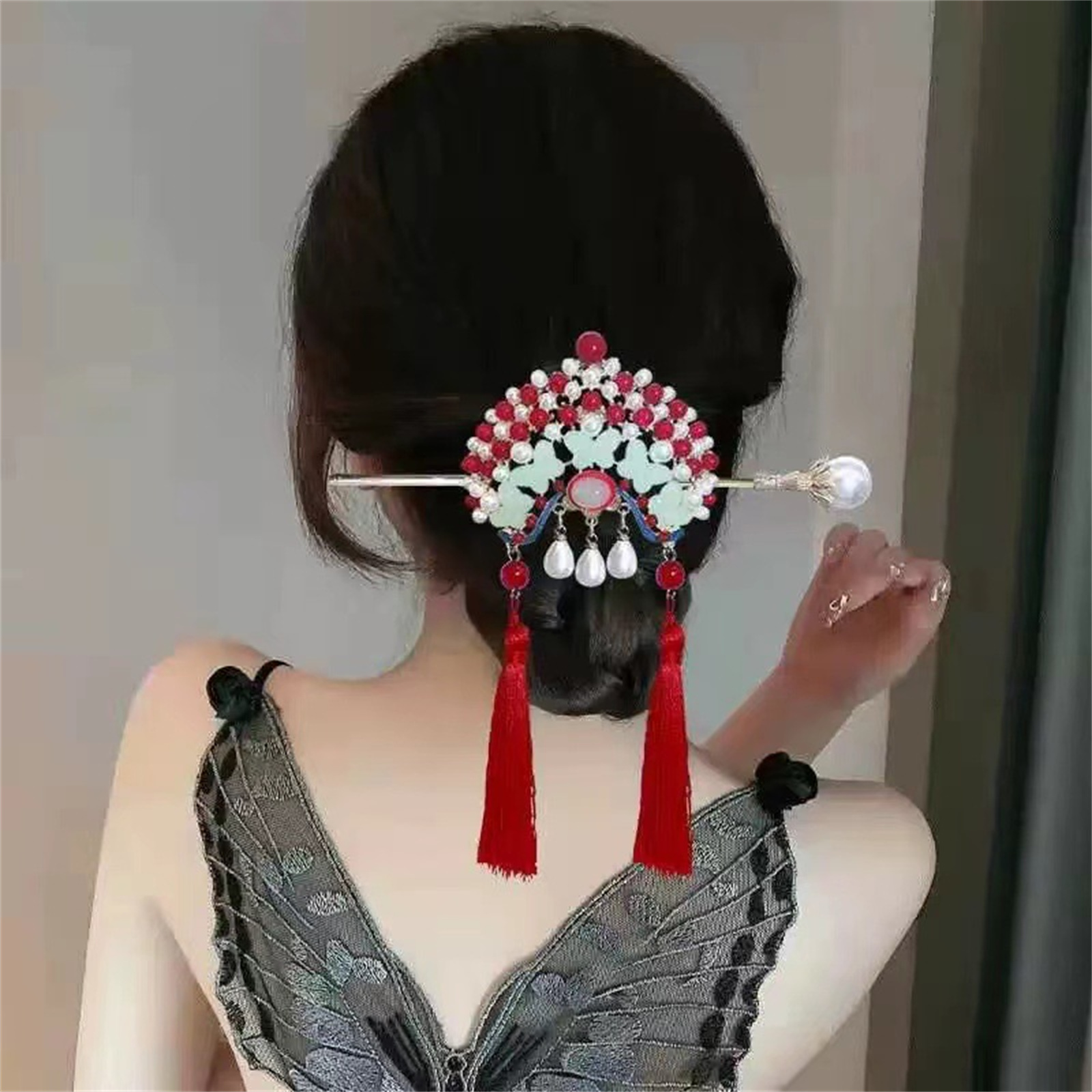 Etnische stijl haarspeld voor  - Women Fashion Hair Style recensie en prijs