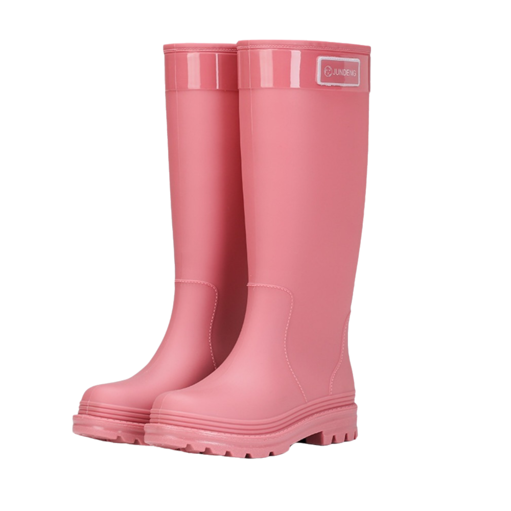 Mode PVC hoge buis regenlaarze - Women'S Fashion Rain Boots recensie en prijs