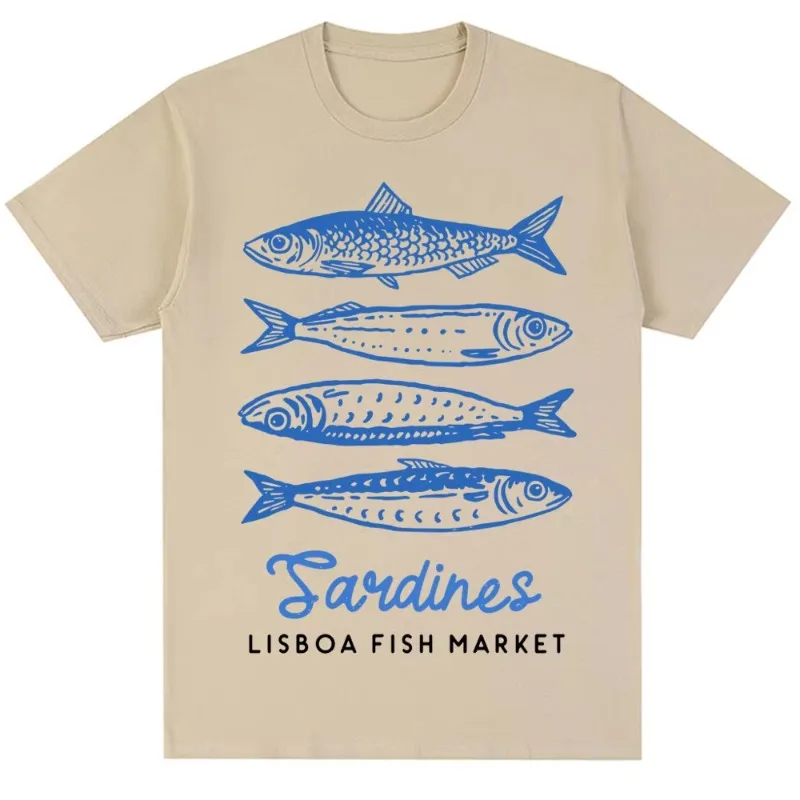 Grappige Vismarkt Print T-shir - Women'S Fashion Market Size recensie en prijs