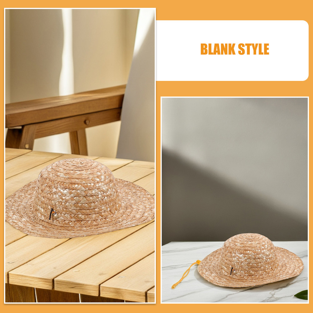 2 stuks kinderstrohoed, natuur - Straw Hat Summer recensie en prijs