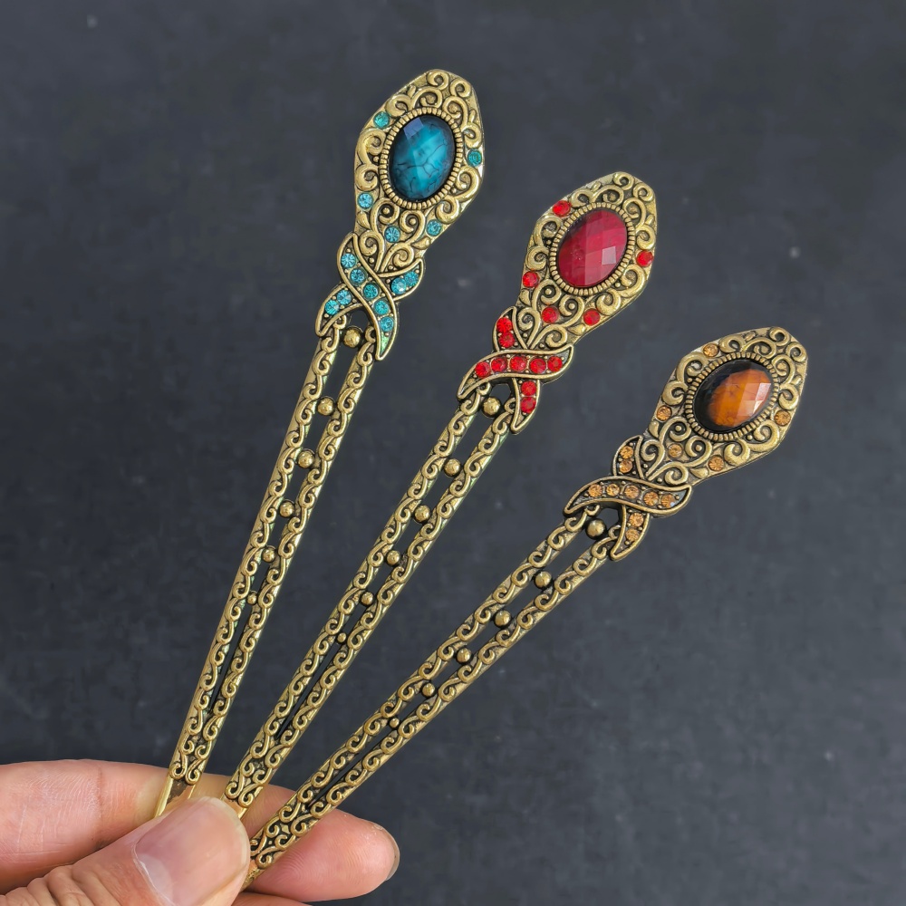 Vintage metalen haarstokjes vo - Women Fashion Hair Style recensie en prijs