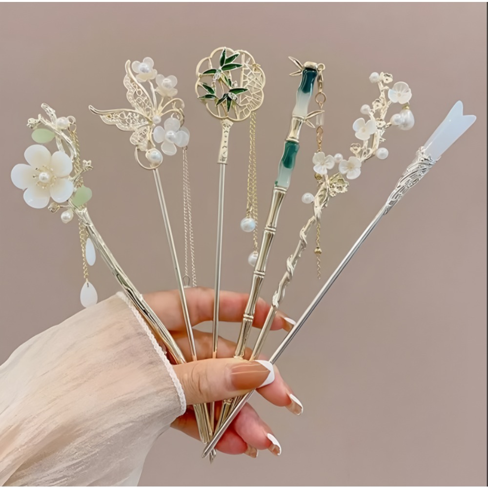 1/6 stuks elegante Chinese sti - Women Fashion Hair Style recensie en prijs