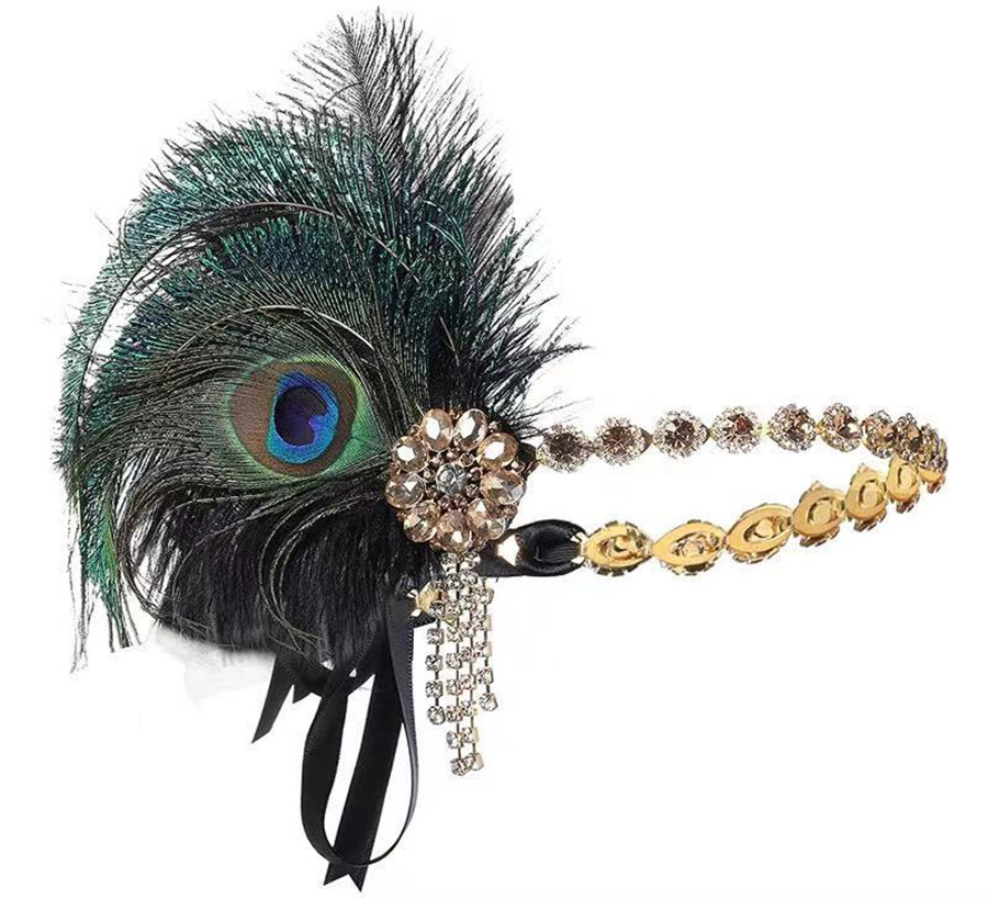 Pauwenveer elastische haarband - Women'S Fashion Of The 1920S recensie en prijs