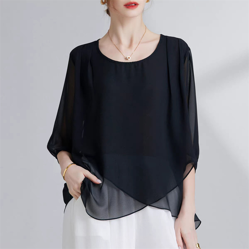 Koreaanse stijl chiffon plus-s - Women Fashion Blouse recensie en prijs