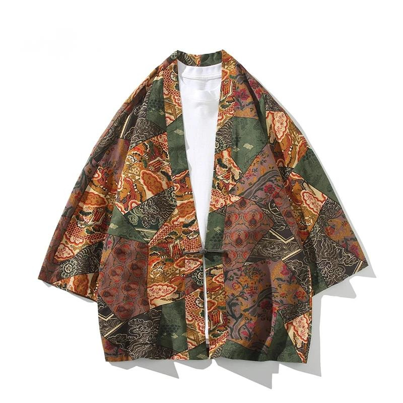 Etnische stijl print yukata ma - Women Fashion Blouse recensie en prijs
