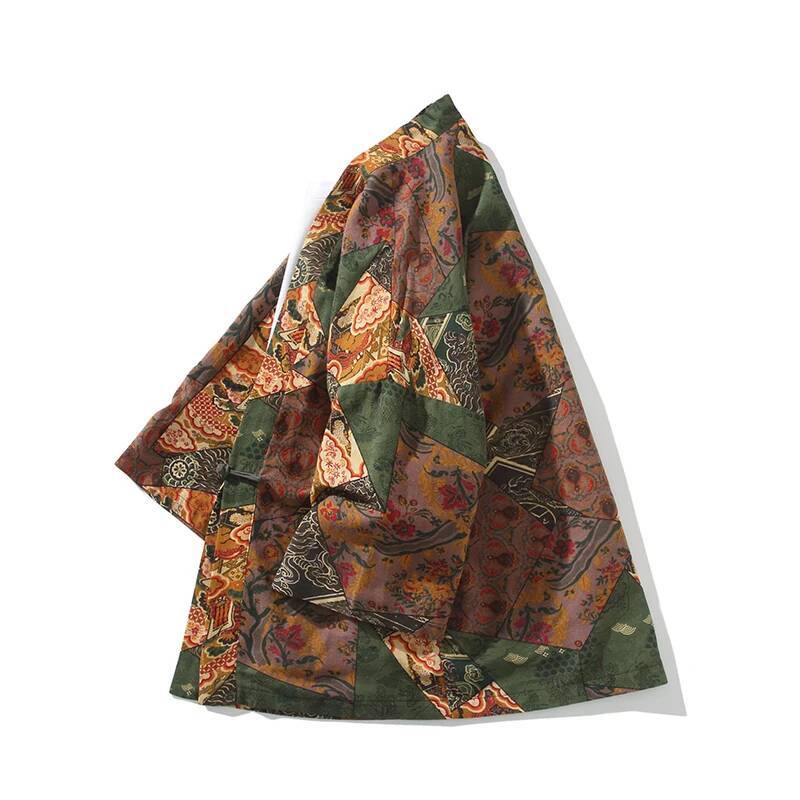 Etnische stijl print yukata ma - Women Fashion Blouse recensie en prijs